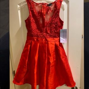 Red Semi-Formal Dress